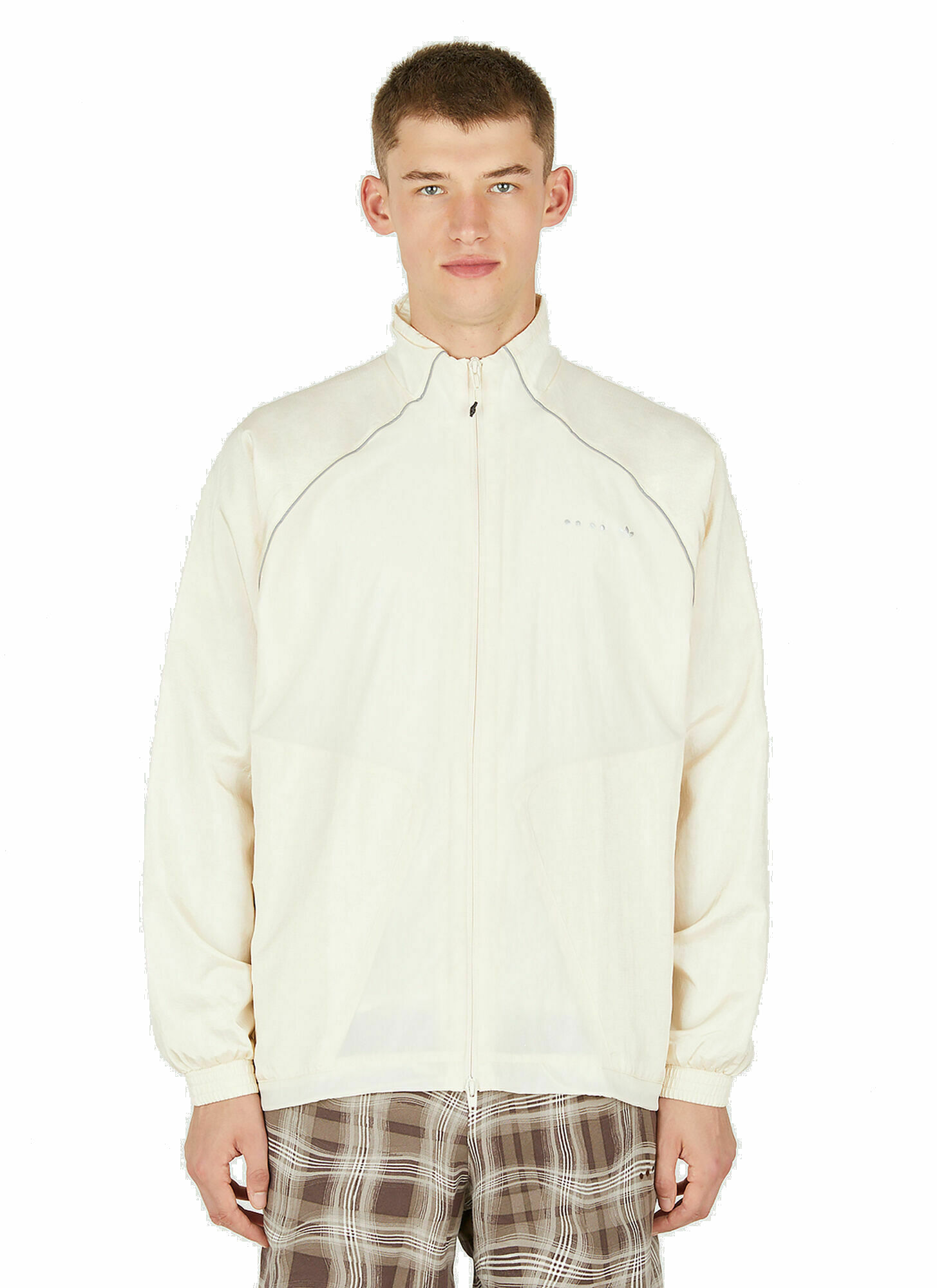 Photo: Material Mix Track Jacket in Cream