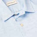 Oliver Spencer - Cotton and Linen-Blend Shirt - Men - Blue