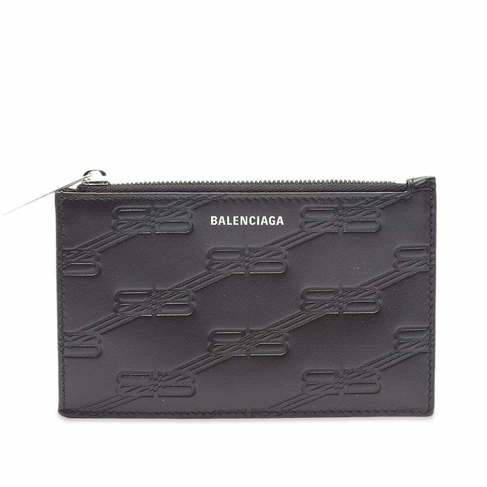 Balenciaga Men's BB Logo Coin Wallet in Black Balenciaga