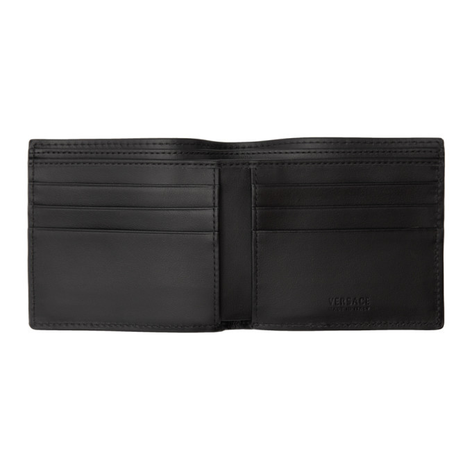 Versace Black and Gold Barocco Wallet Versace