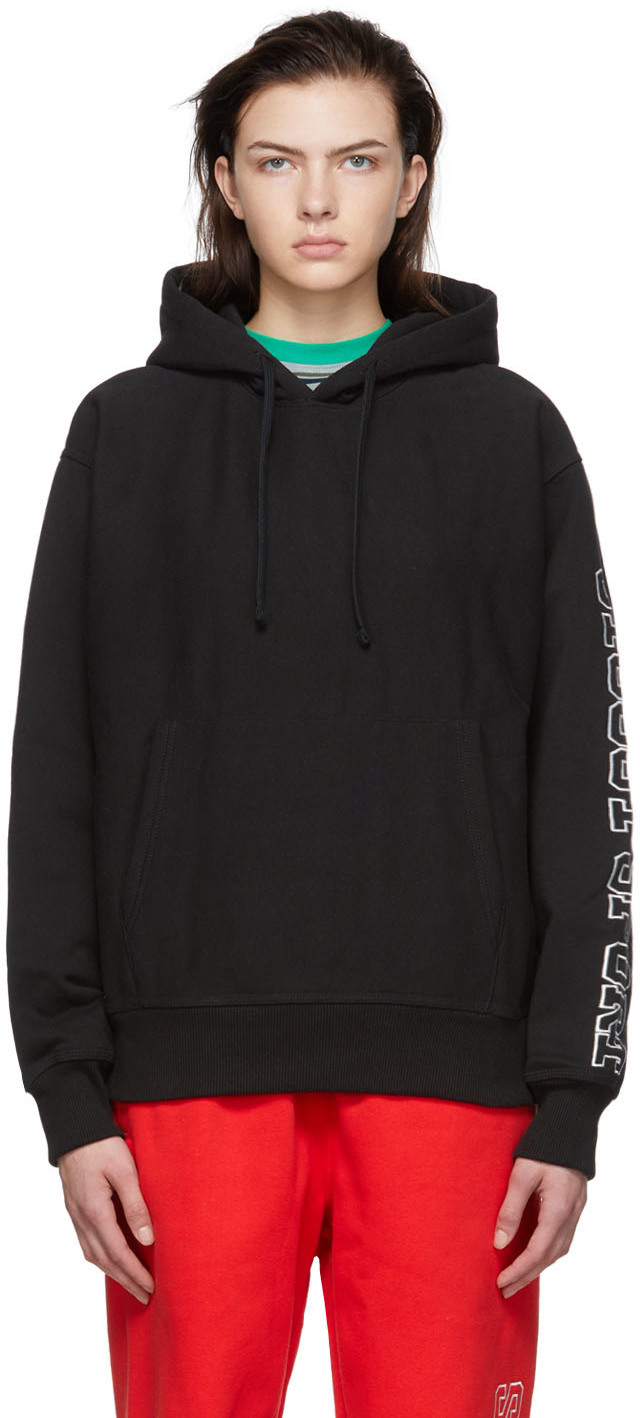 Stüssy Black Cotton Hoodie Stussy