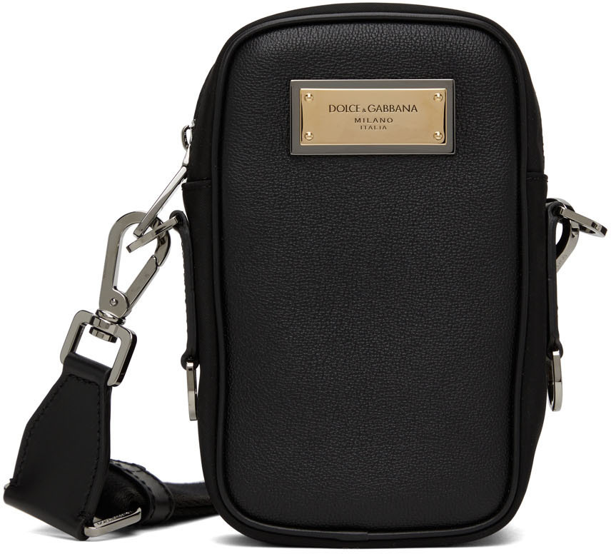 Dolce & Gabbana Black Leather Crossbody Bag Dolce & Gabbana