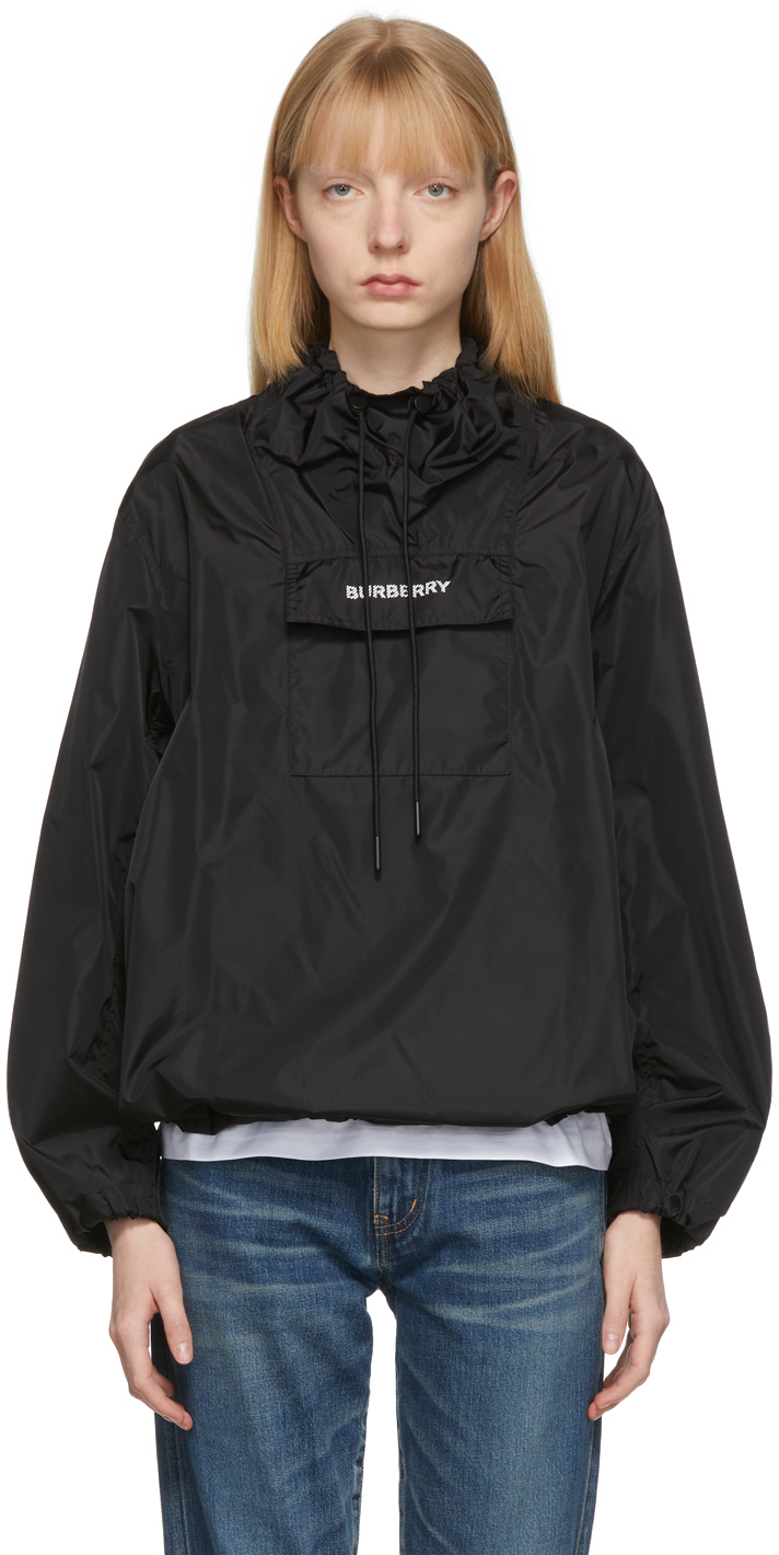 Burberry Black Lightweight Nylon Jacket Burberry