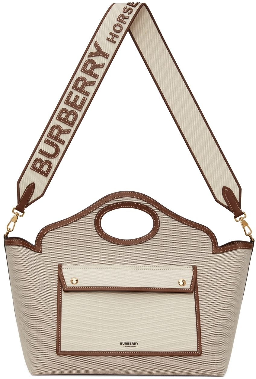 burberry soft pocket tote