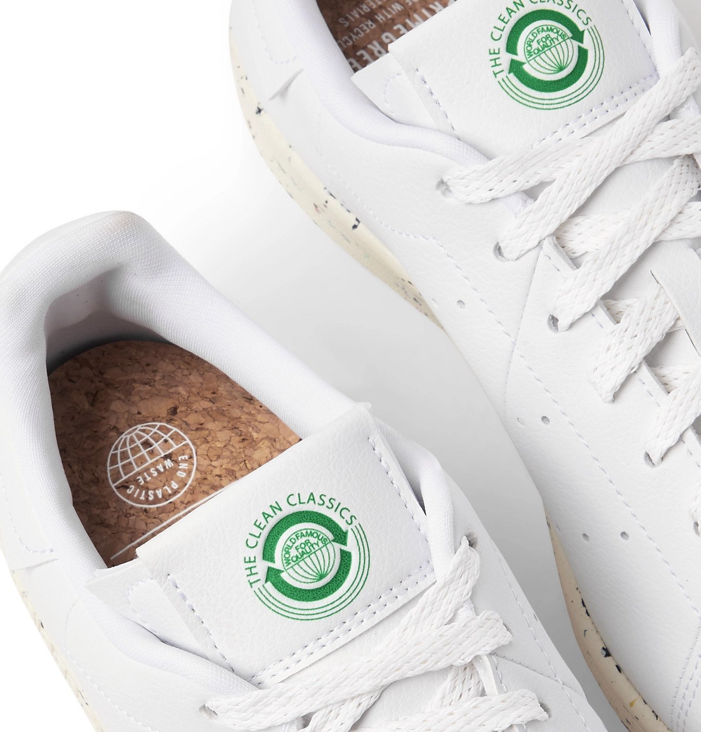 adidas Originals - Stan Smith Recycled Leather Sneakers - White adidas ...