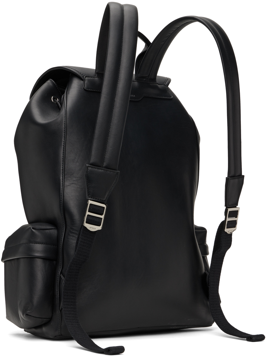 AMIRI Black Logo Embroidery Backpack Amiri