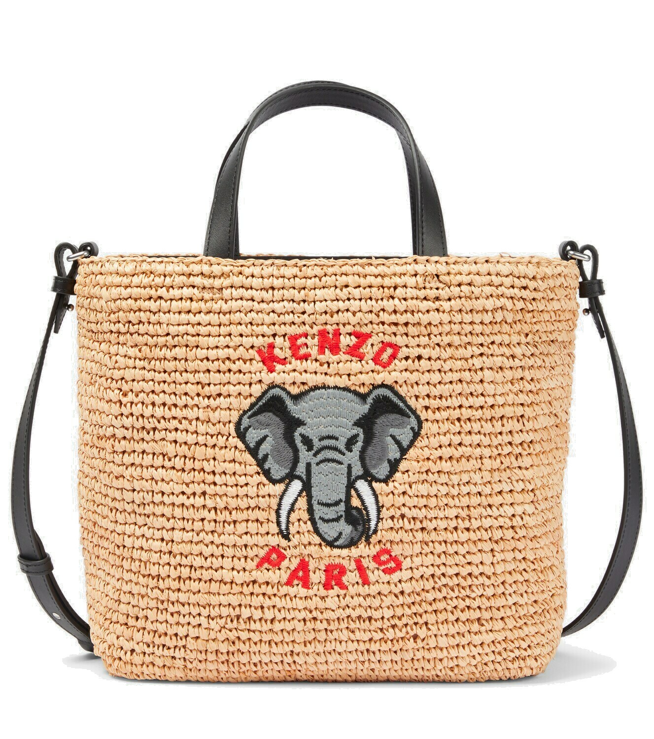 Kenzo Small raffia tote bag Kenzo