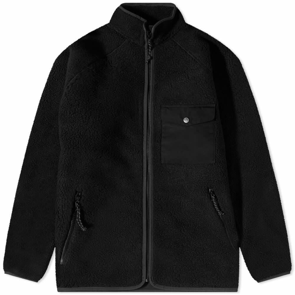 Fjällräven Men's Vardag Pile Fleece Jacket in Black Fjällräven