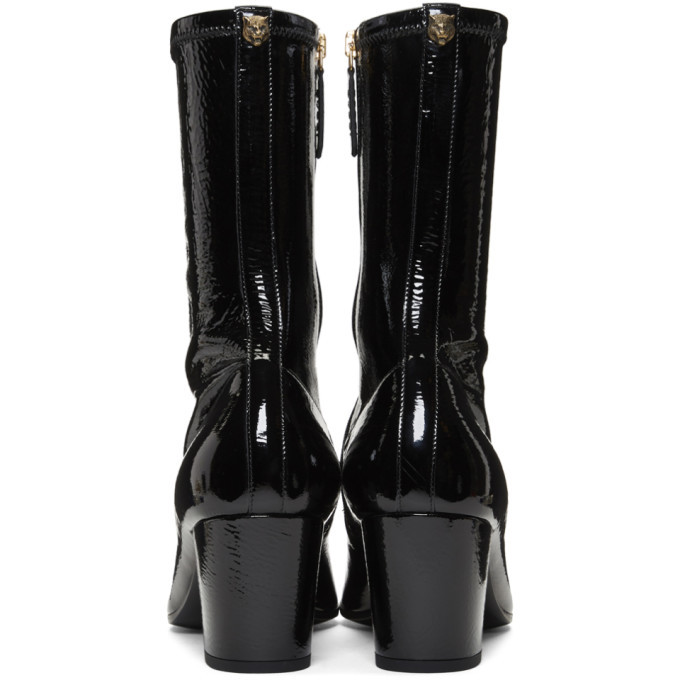 gucci patent boots