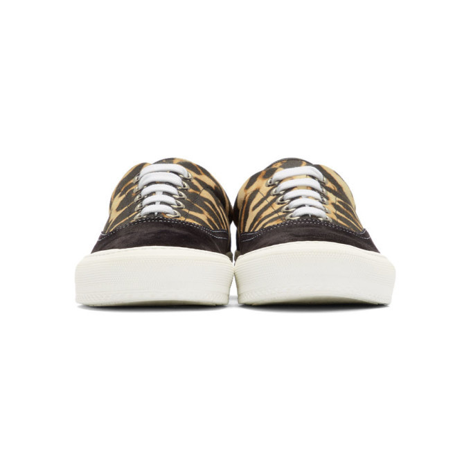 Burberry Black and Yellow Wilson Leo Sneakers Burberry