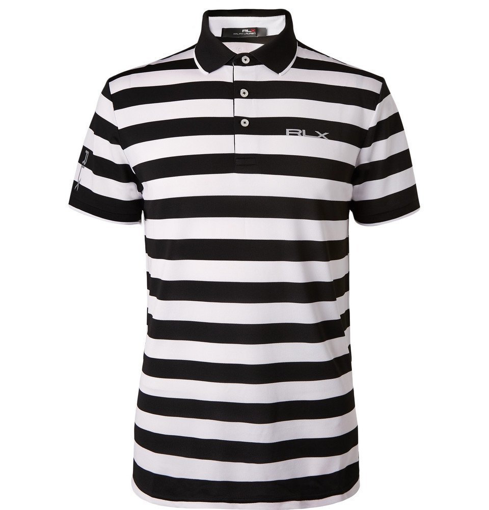 RLX Ralph Lauren - Striped Tech-Piqué Golf Polo Shirt - Men - White RLX  Ralph Lauren