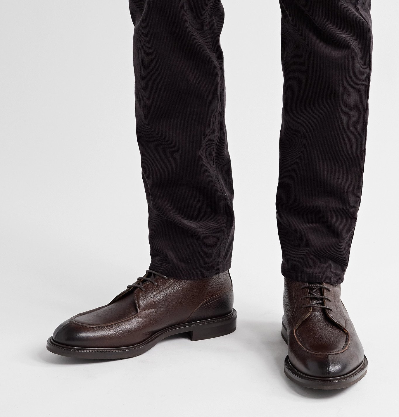 Edward Green - Cranleigh Full-Grain Leather Boots - Brown Edward Green