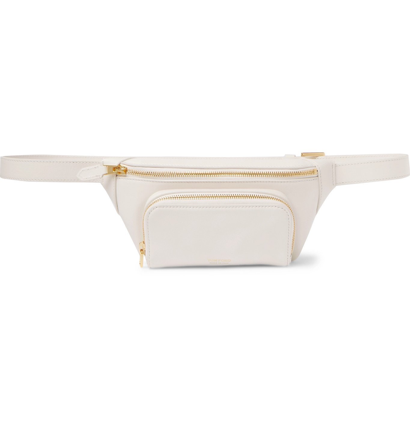 TOM FORD - Leather Belt Bag - White TOM FORD