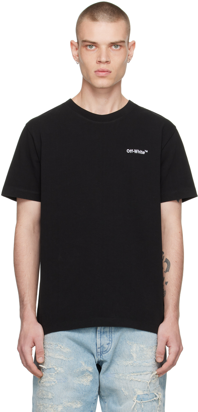 Off-White Black Helvetica T-Shirt Off-White