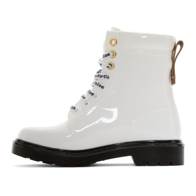 see by chloe white boots