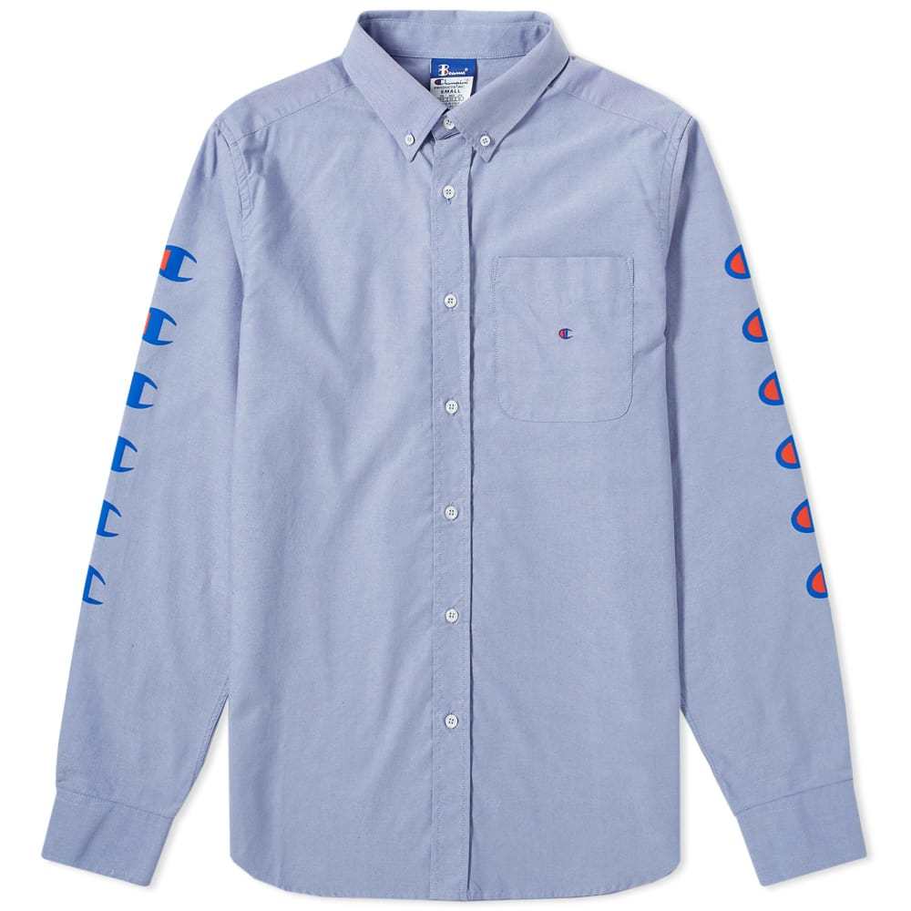 Oxford Shirt Blue Champion Reverse Weave