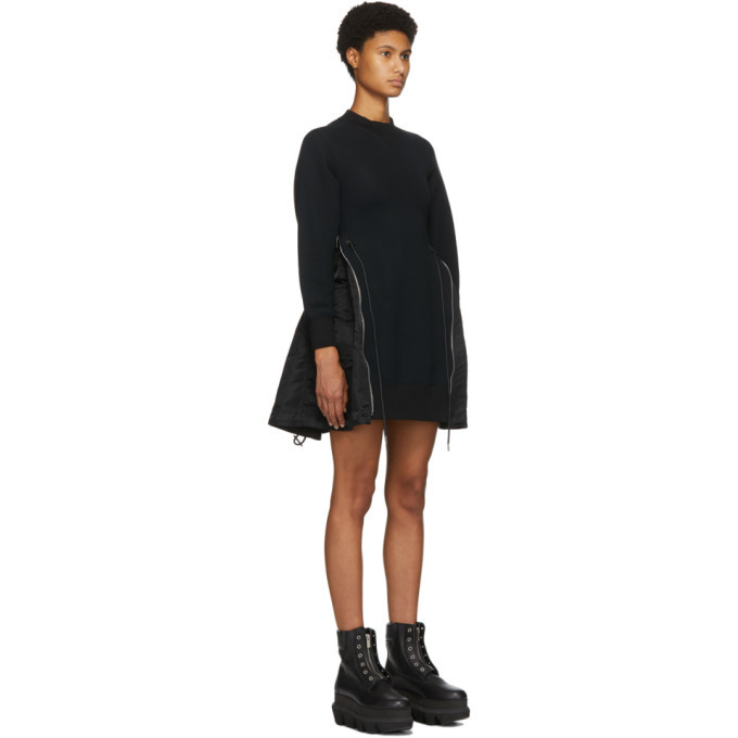 Sacai サカイ Sponge Sweat Ma-1 Dress ワンピース Sacai サカイ Sponge Sweat × MA-1 Dress ワンピース - メルカリ