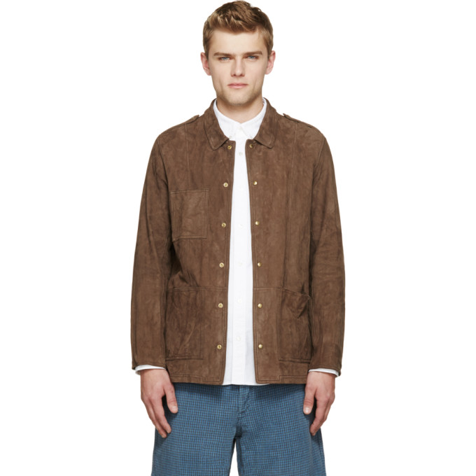 Visvim Brown Nubuck Sundance Jacket Visvim