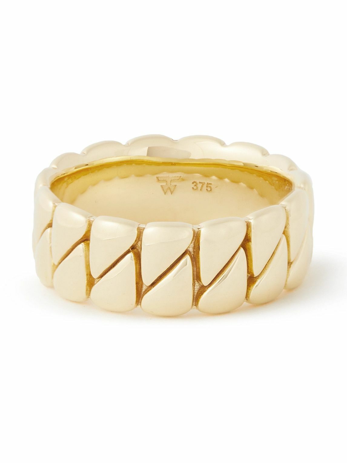 Tom Wood - Drop 9-Karat Gold Ring - Gold Tom Wood