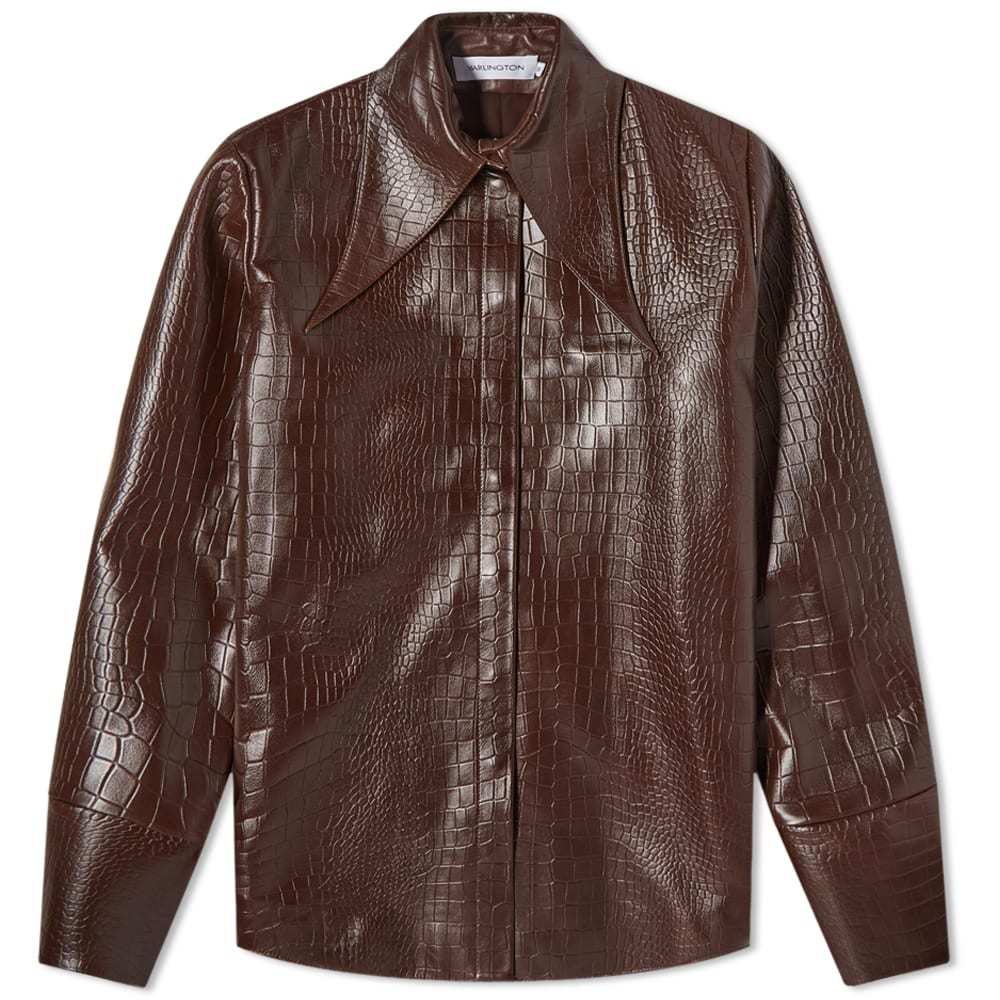 16Arlington Seymour Leather Shirt 