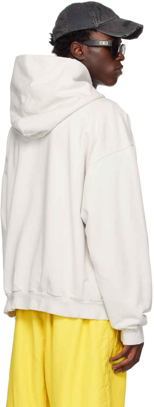 balenciaga off white hoodie