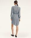 Brooks Brothers Women's Georgette Silk Shirt Dress | Blue