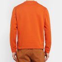 Oliver Spencer - Robin Fleece-Back Cotton-Jersey Sweatshirt - Men - Orange