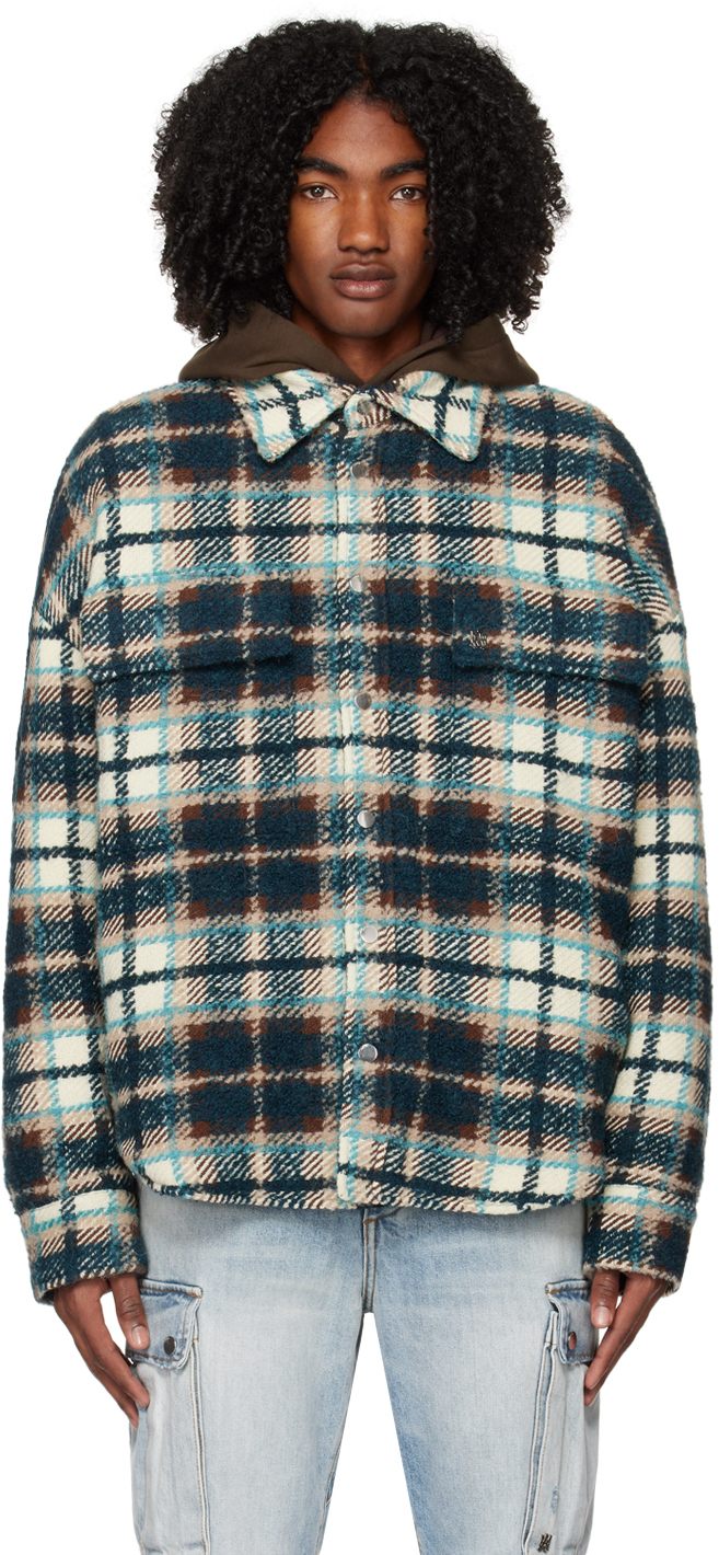 AMIRI Blue Plaid Jacket Amiri