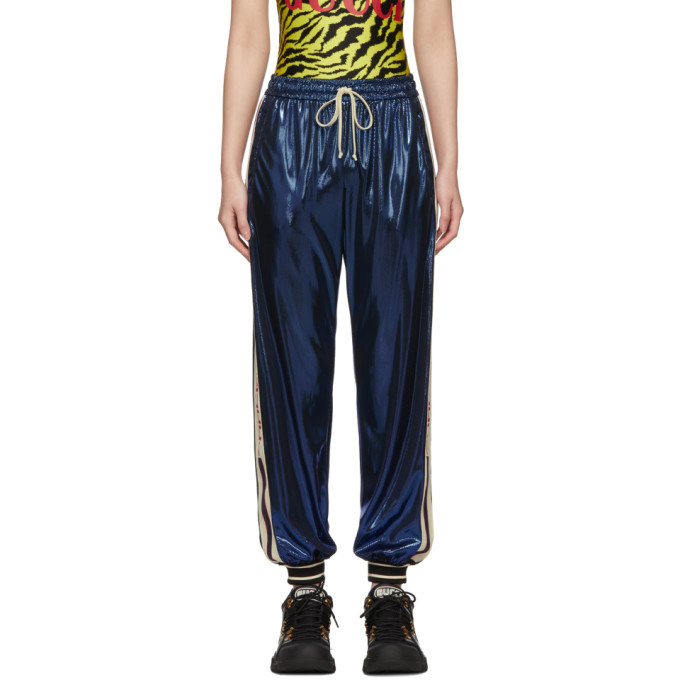 gucci blue trousers