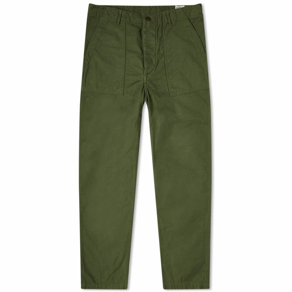 orSlow Men's US Army Fatigue Pant in Green orSlow