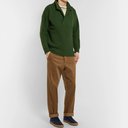 Oliver Spencer - Mercantile Shawl-Collar Wool Sweater - Men - Green