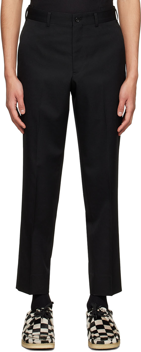 Comme des Garçons Homme Deux Black Wool Trousers Comme des Garcons ...