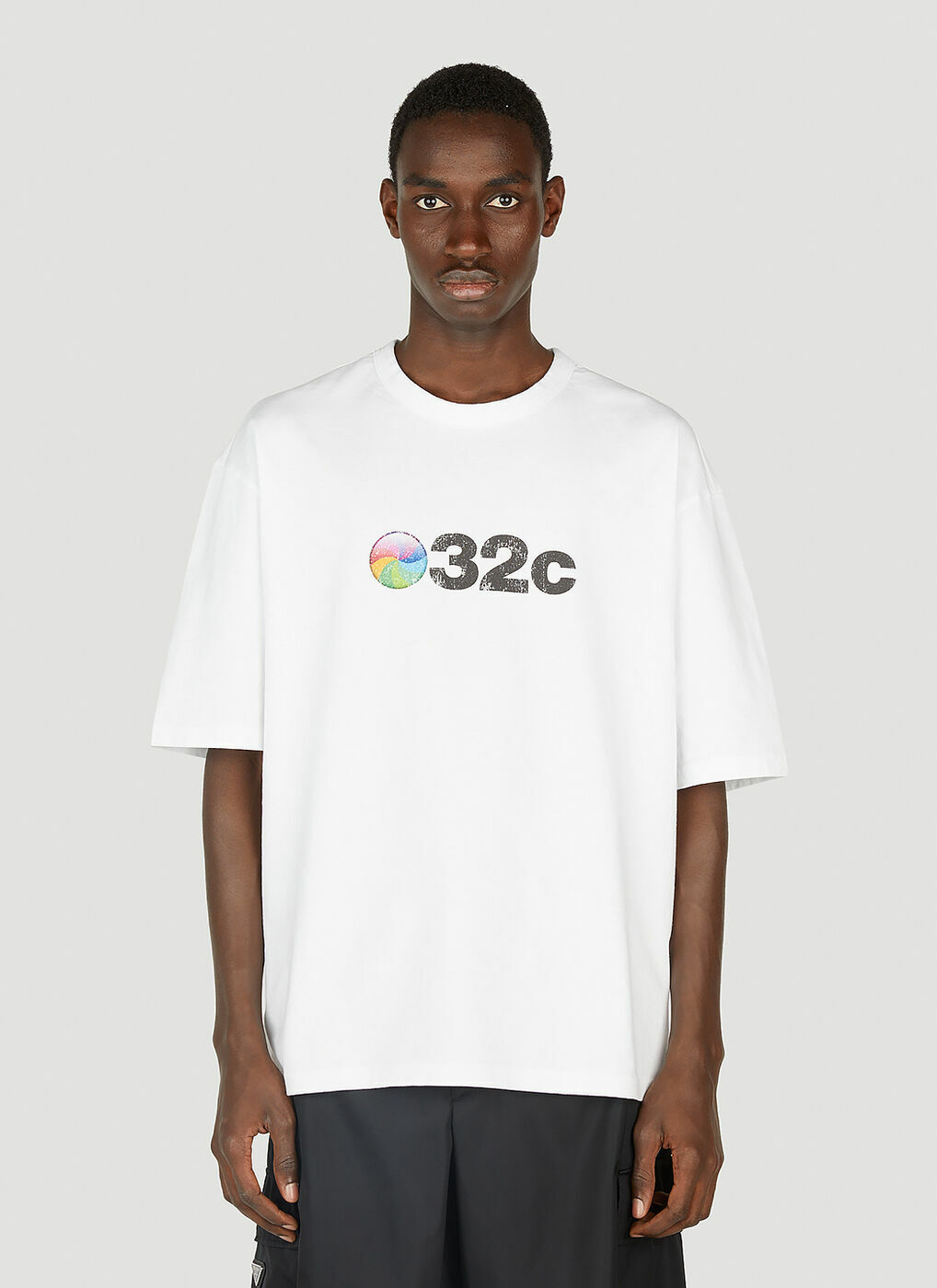 032C - Wheel T-Shirt in White 032c