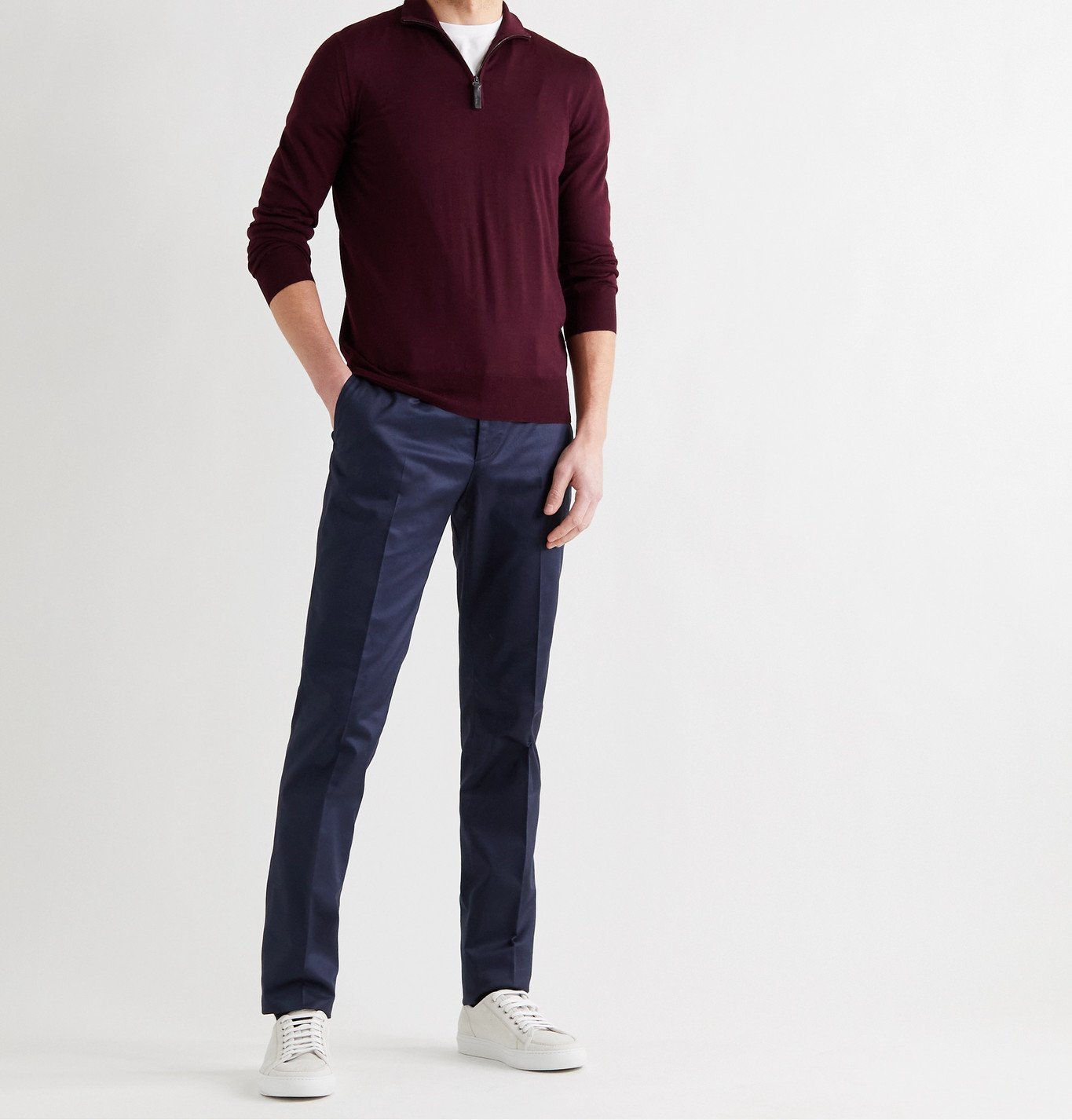 ootd sweater maroon