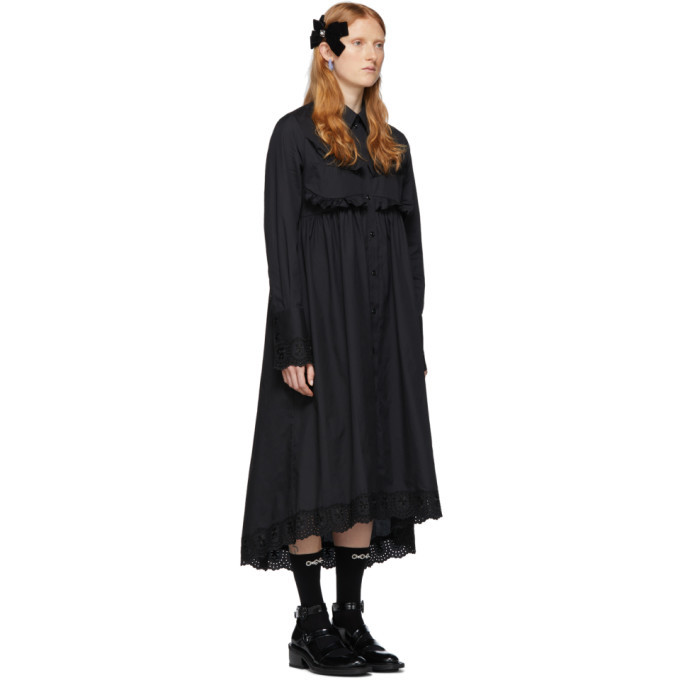 Simone Rocha Black Frock Shirt Dress Simone Rocha