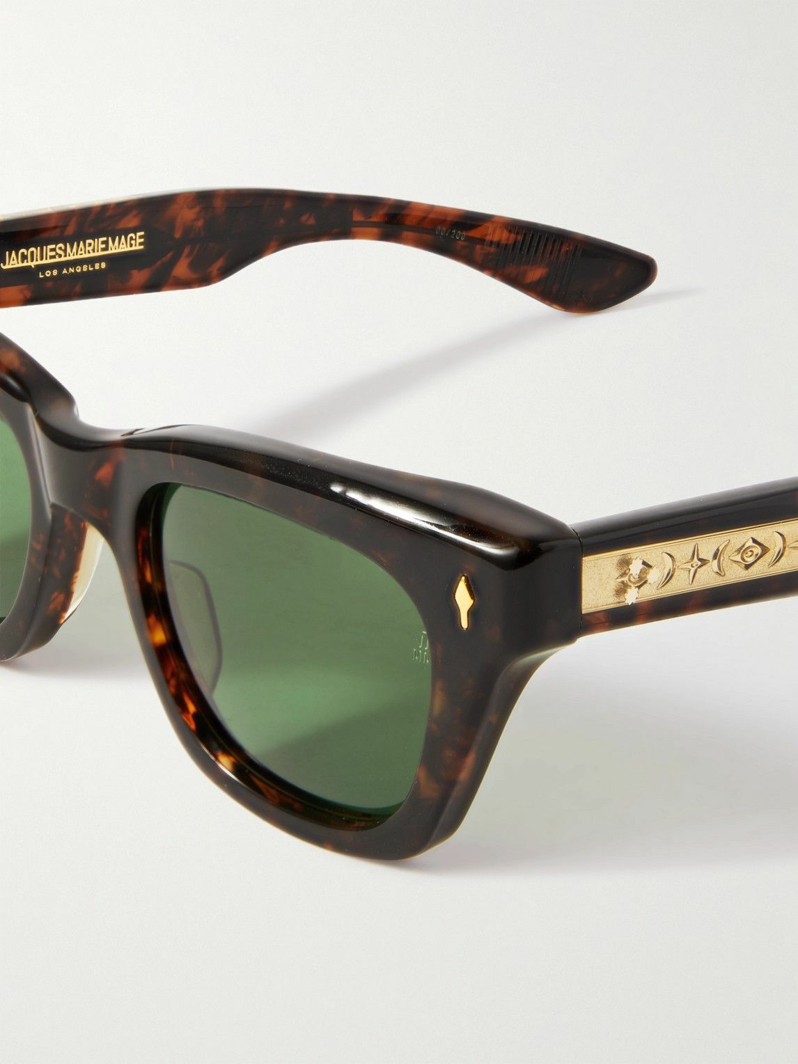 Jacques Marie Mage Umit Benan Dealan Square Frame Tortoiseshell Acetate Sunglasses Jacques