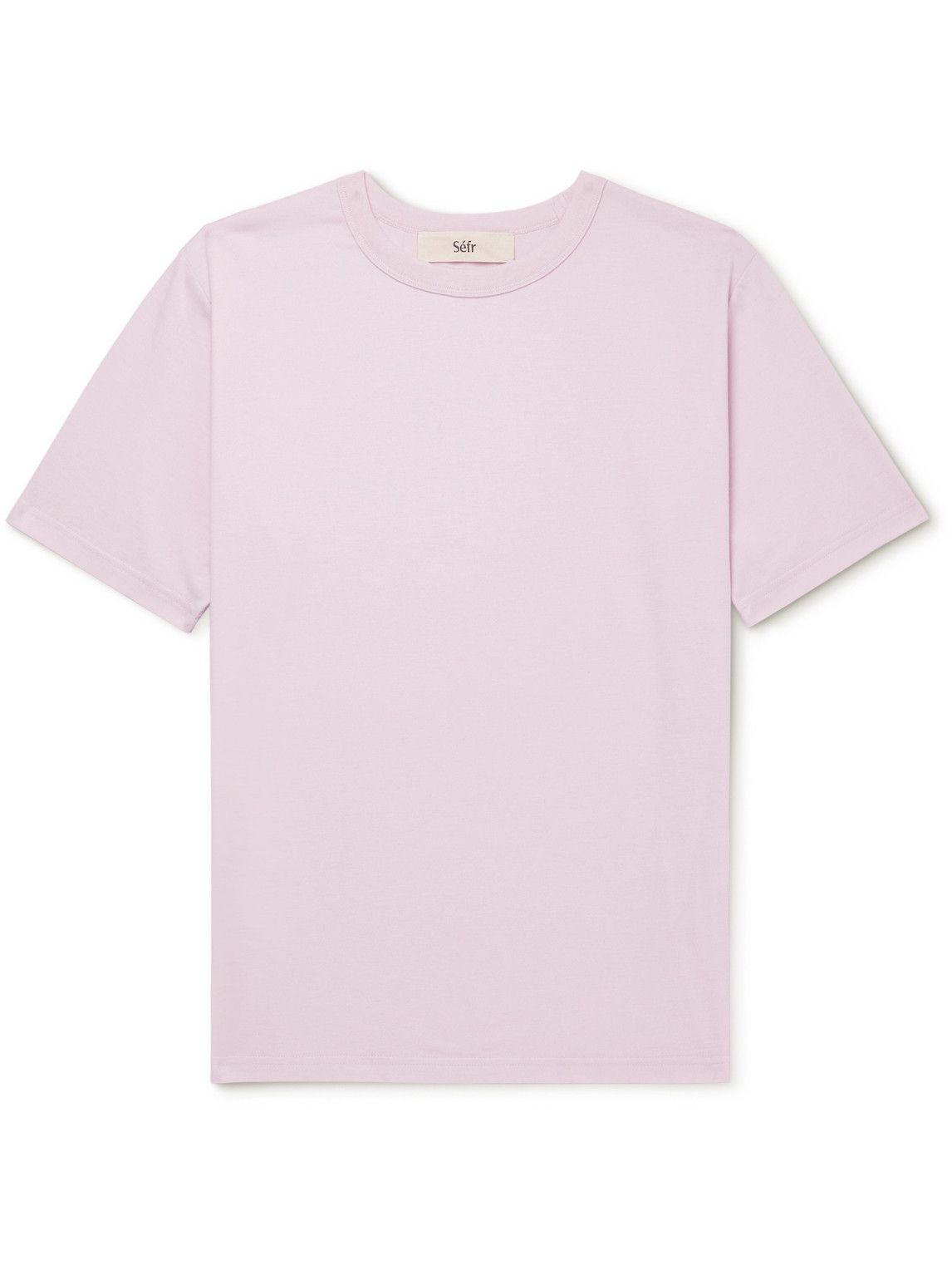 Séfr - Luca Cotton-Blend Jersey T-Shirt - Purple Séfr