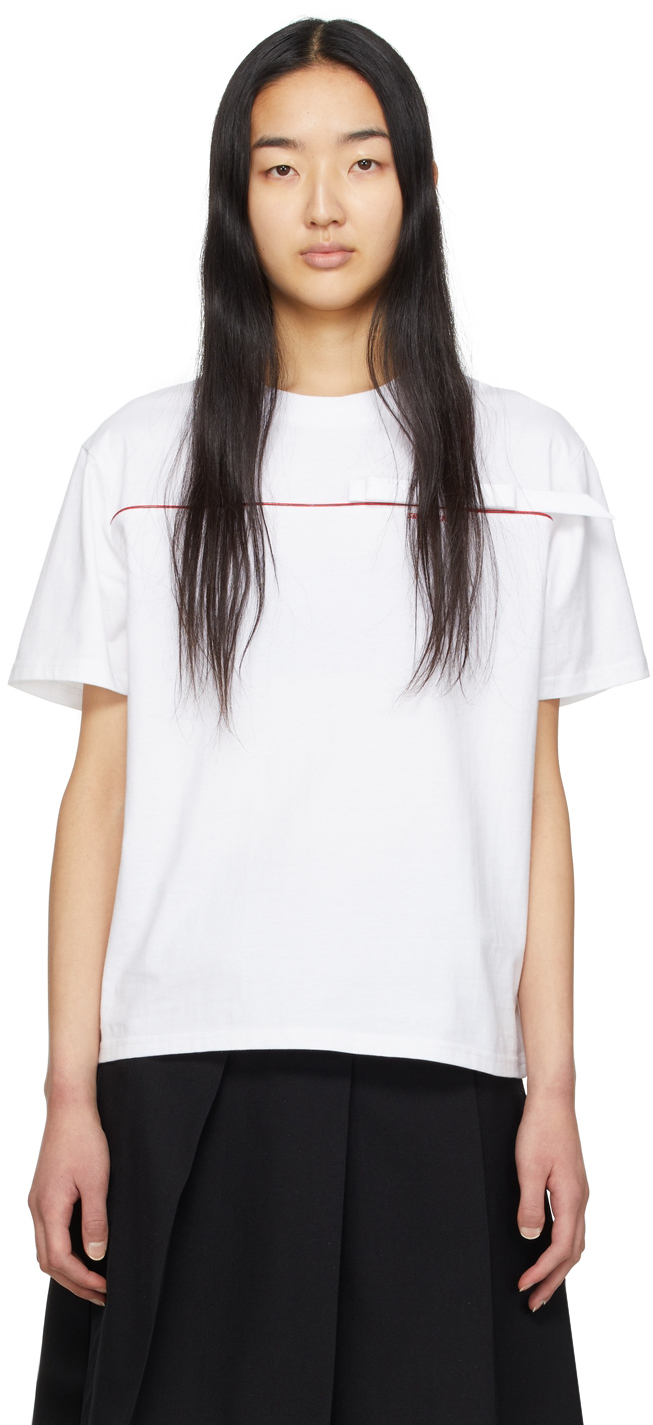 Shushu/Tong White Bow T-Shirt Shushu/Tong