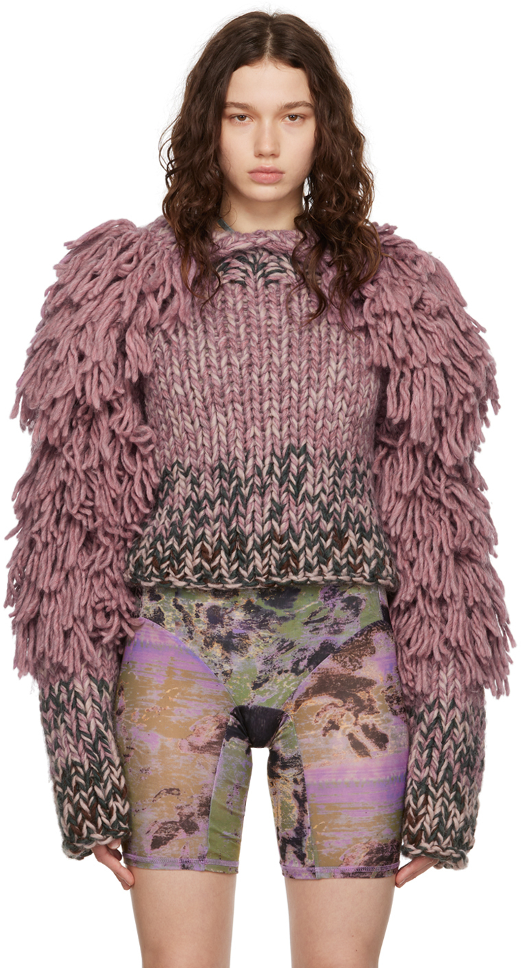 KNWLS Purple Yeti Sweater KNWLS