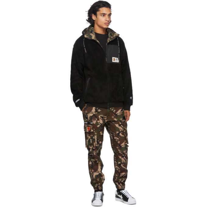 AAPE by A Bathing Ape Reversible Fleece Zip-Up Hoodie AAPE by A