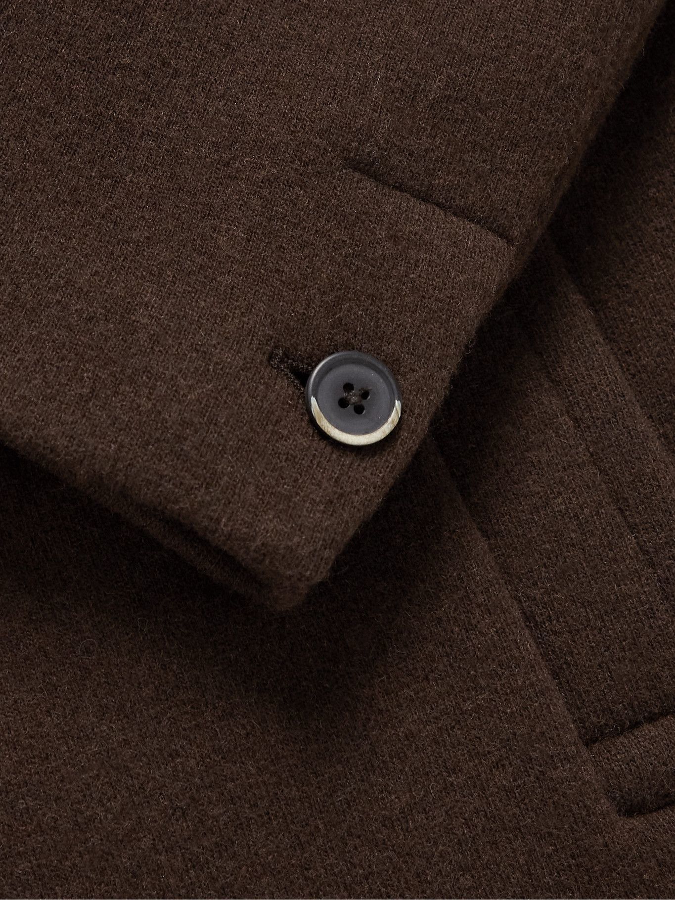 Barena - Double-Breasted Wool-Blend Coat - Brown Barena