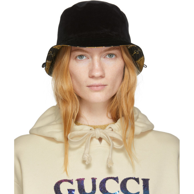 gucci velour hat