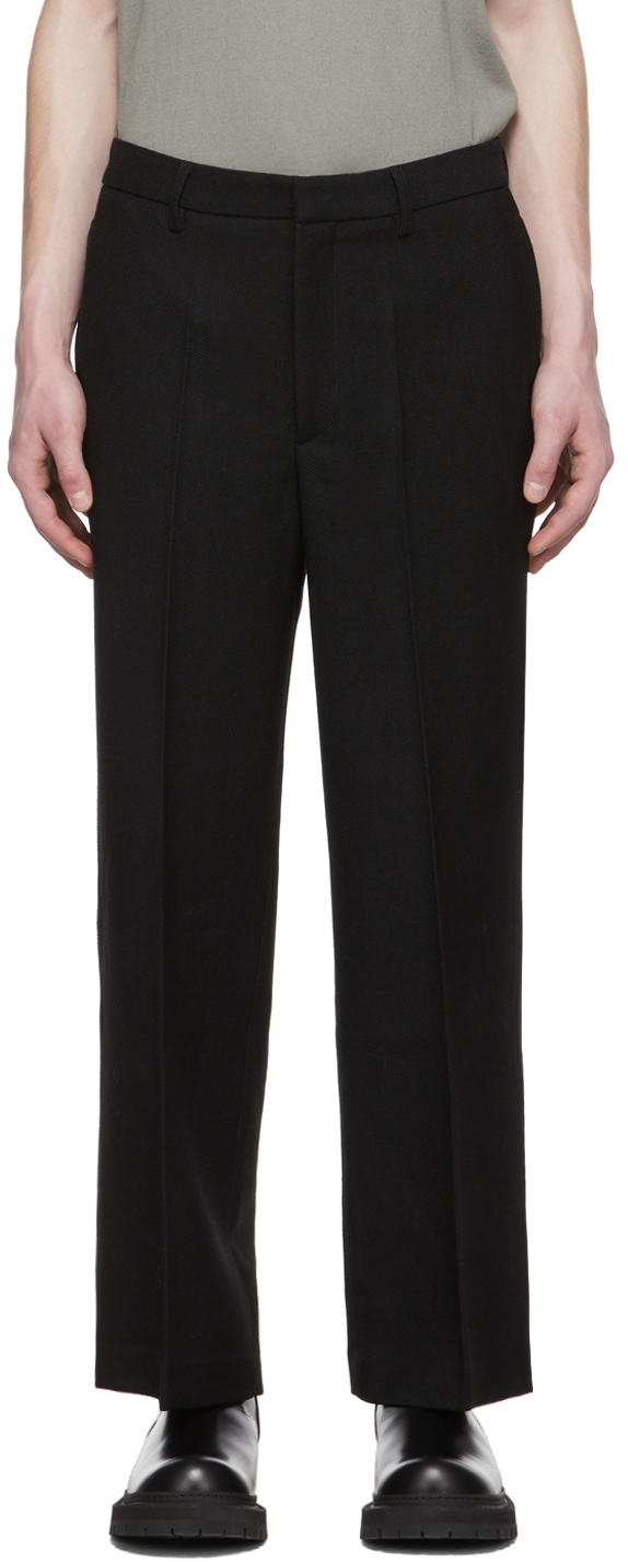 Second/Layer Black Passo Trousers Second/Layer