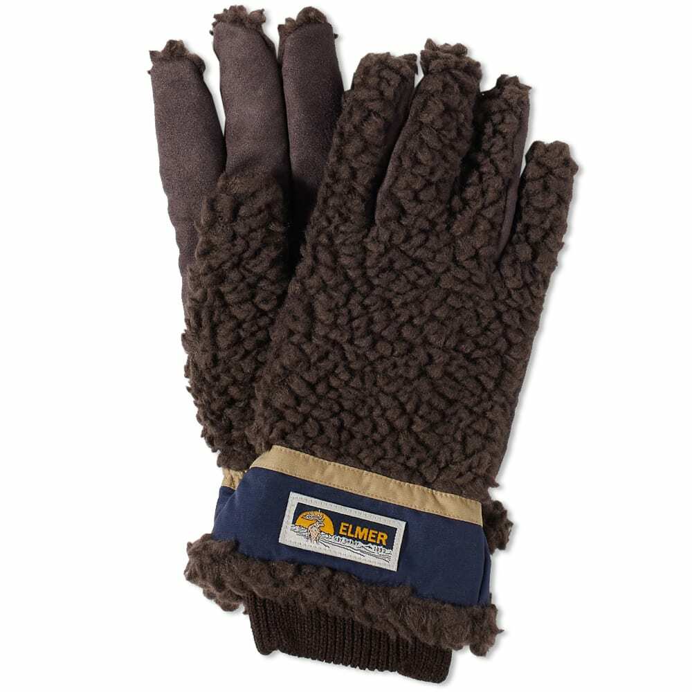 Elmer Gloves Wool Pile Glove in Brown Elmer Gloves