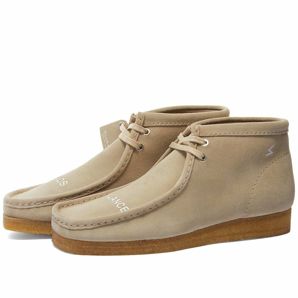 Undercover X Clarks Originals Wallabee Boot In Beige Undercover