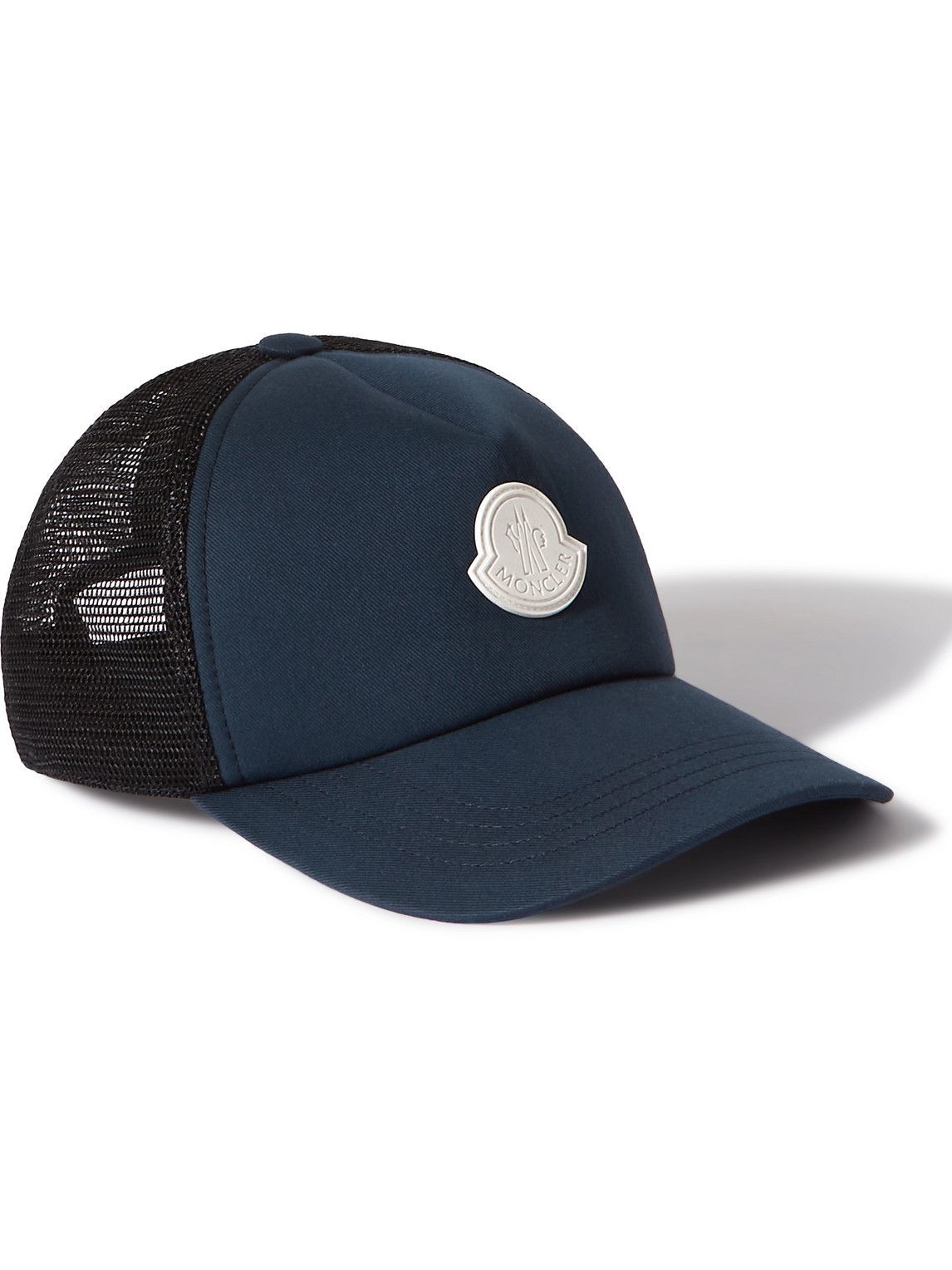 Moncler - Logo-AppliquÃ©d Cotton-Twill and Mesh Baseball Cap Moncler