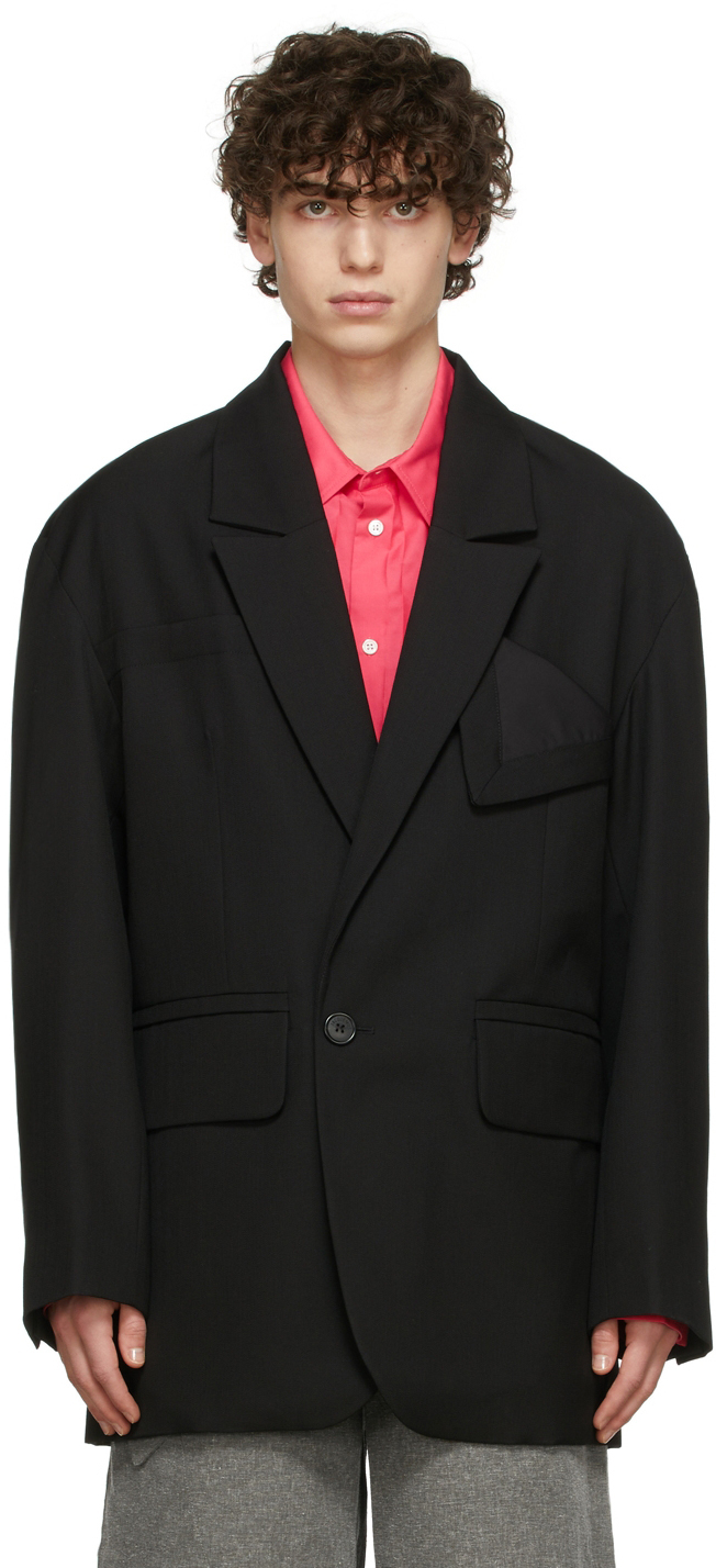 jacquemus black blazer