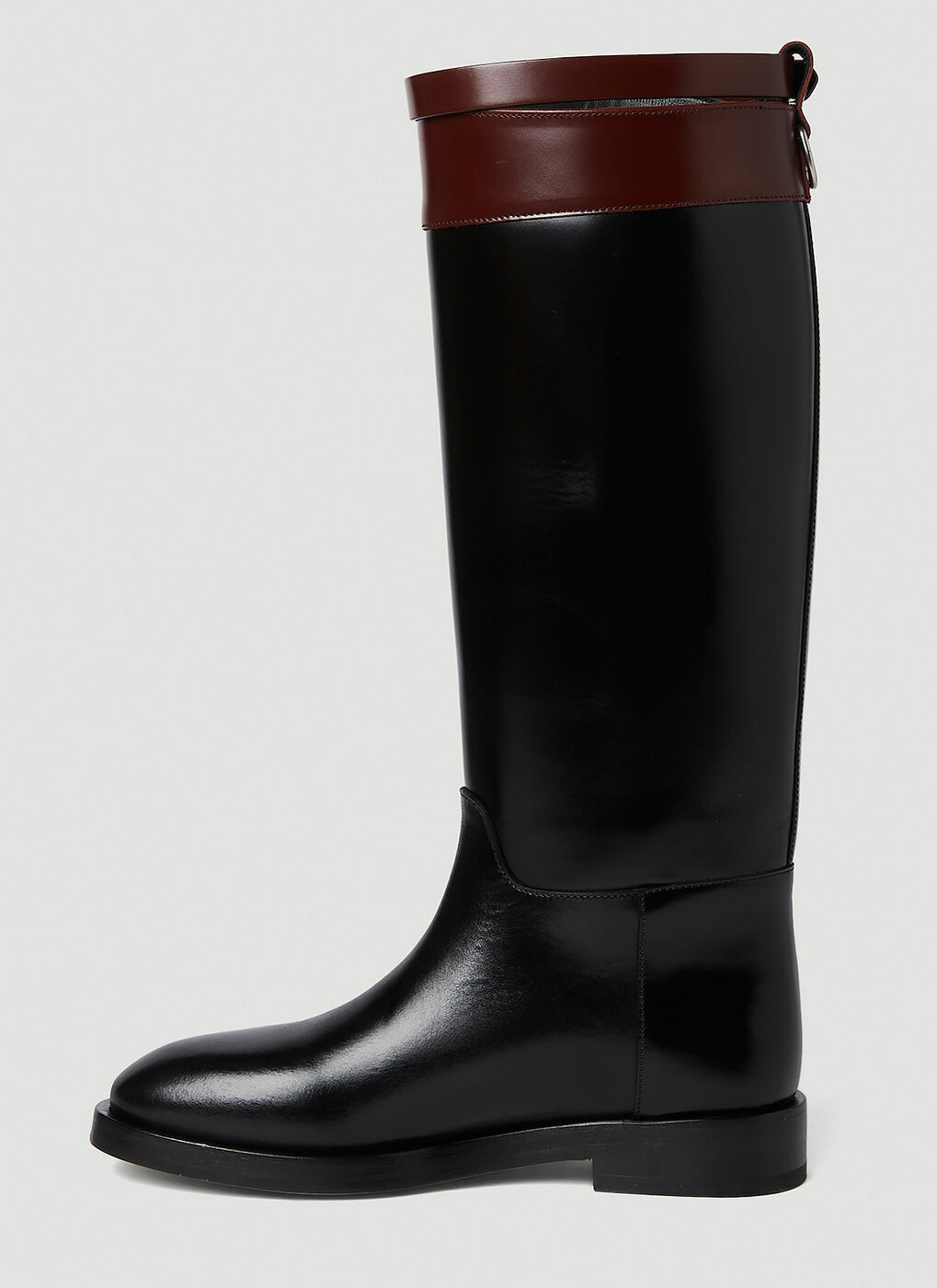 Leather Boots in Black Durazzi Milano