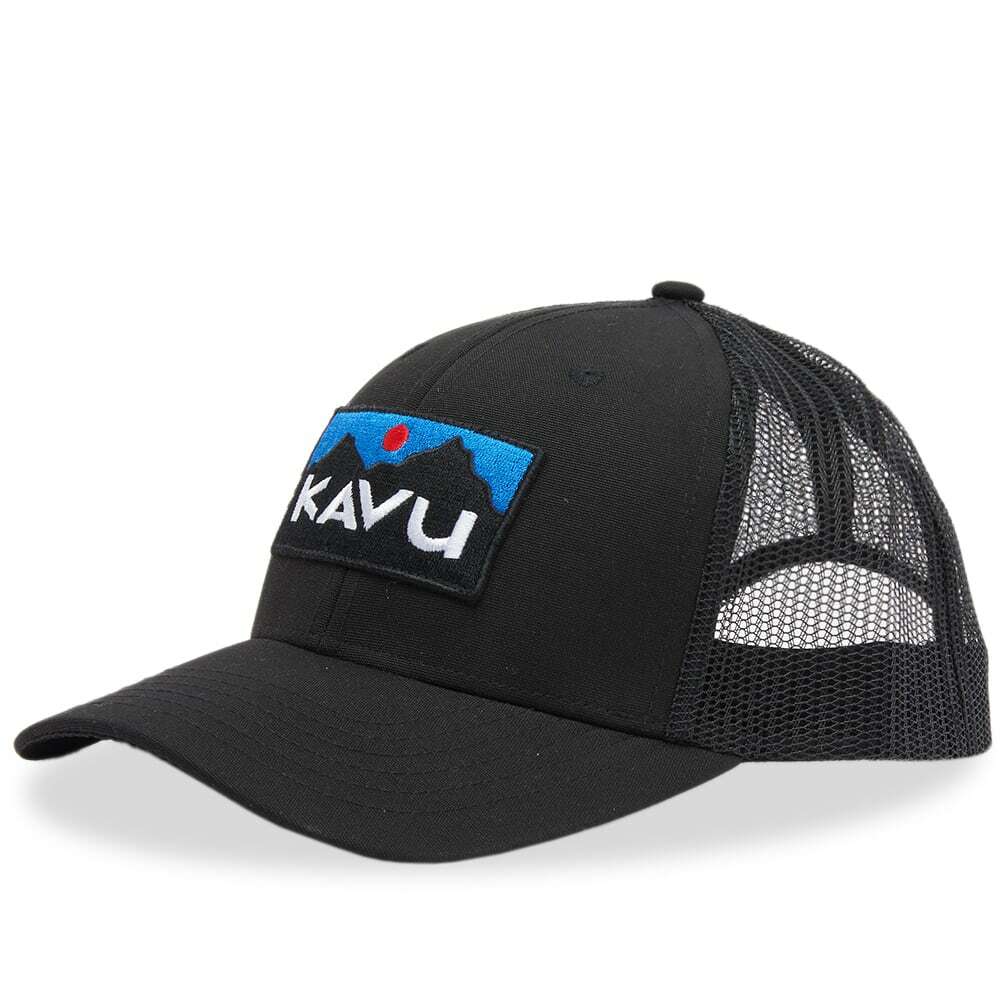 Photo: KAVU Men's Above Standard Logo Cap in Faded Black