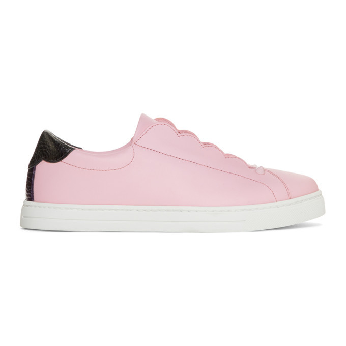Fendi Pink Lurex Logo Sneakers Fendi